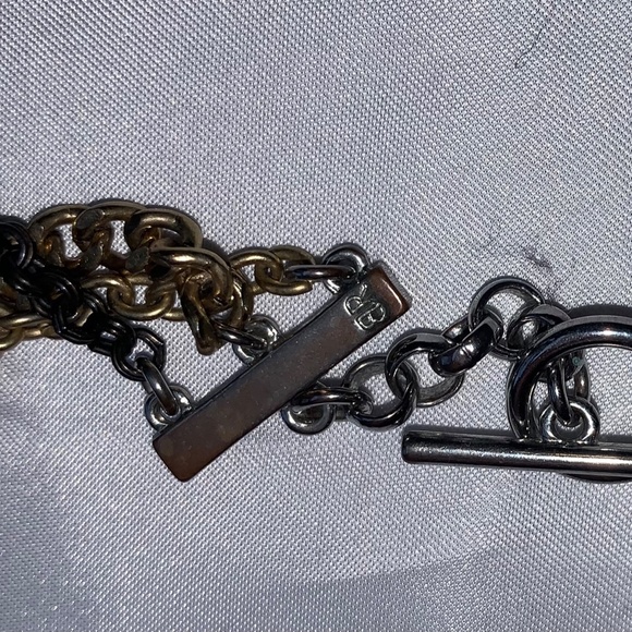 Banana Republic mixed metal, triple-strand necklace. - Picture 7 of 7